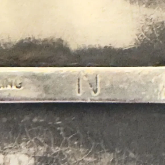 Signed Huge Navajo Sterling Silver Turquoise Cluster Bracelet 152 Grams Museum - Picture 7 of 16